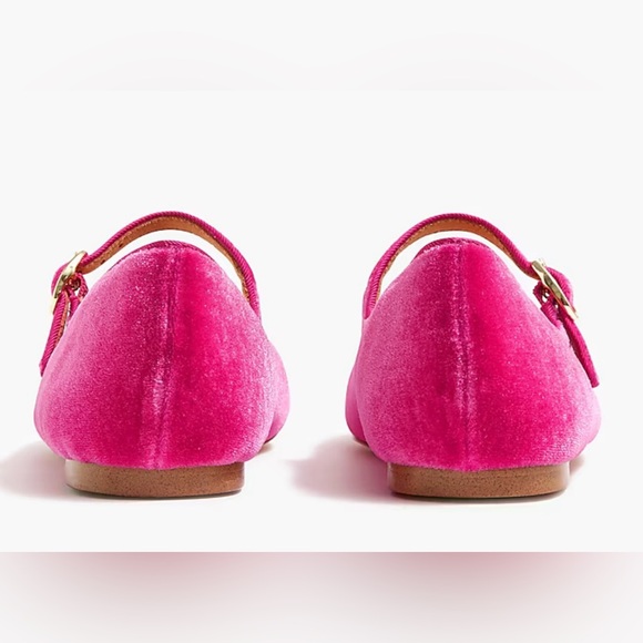 J. Crew Factory Velvet Mary Jane Flats NIB - Picture 4 of 4